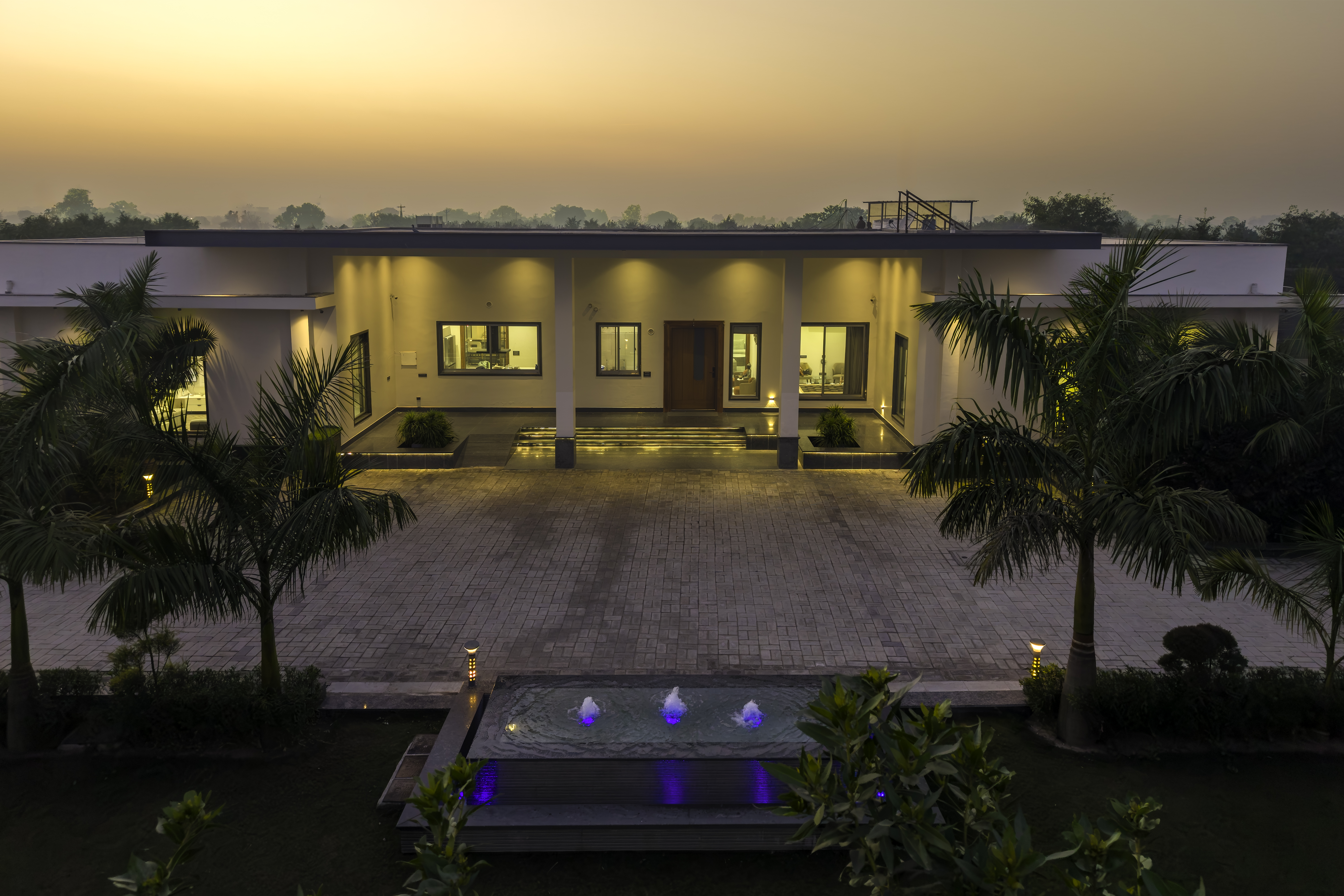 Levante Farms | 5-BHK Villa With Private Pool , Bar , Garden  and Gazebo 